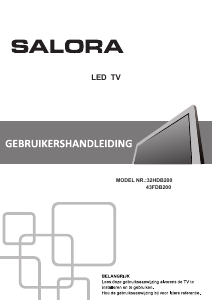 Mode d’emploi Salora 43FDB200 Téléviseur LED