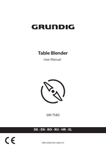 Manual Grundig SM 7140 Blender
