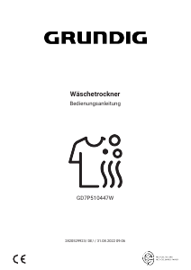 Bedienungsanleitung Grundig GD7P510447W Trockner