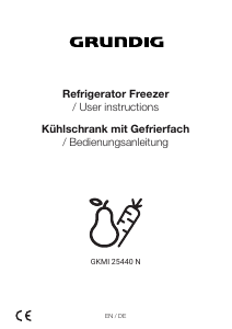 Manual Grundig GKMI 25440 N Fridge-Freezer