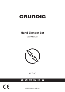 Handleiding Grundig BL 7180 Staafmixer