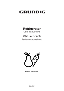 Manual Grundig GSMI10331FN Refrigerator