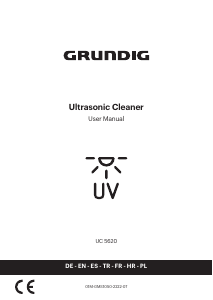 Bedienungsanleitung Grundig UC 5620 Ultraschallreiniger