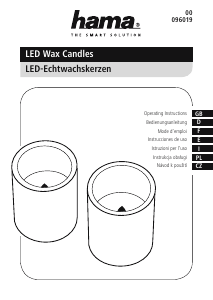 Bedienungsanleitung Hama 00096019 LED kerze