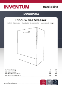Handleiding Inventum IVW6050A Vaatwasser