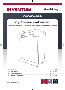 Handleiding Inventum VVW6046AB Vaatwasser