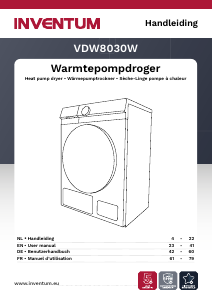 Handleiding Inventum VDW8030W Wasdroger