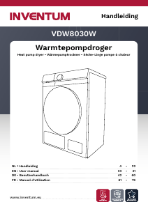 Bedienungsanleitung Inventum VDW8030W Trockner