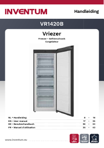 Manual Inventum VR1420B Freezer
