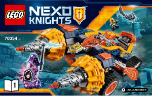 Manual de uso Lego set 70354 Nexo Knights Doble perforadora de Axl