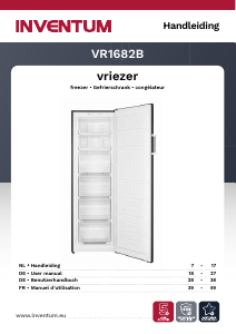 Manual Inventum VR1682B Freezer