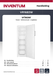 Manual Inventum VR1682W Freezer