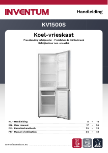 Bedienungsanleitung Inventum KV1500S Kühl-gefrierkombination