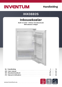 Bedienungsanleitung Inventum IKK0882S Kühlschrank
