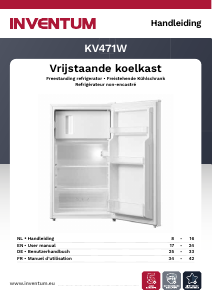 Mode d’emploi Inventum KV471W Réfrigérateur