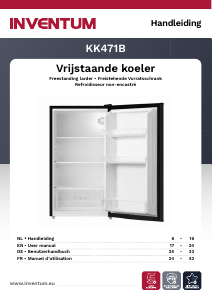Mode d’emploi Inventum KK471B Réfrigérateur