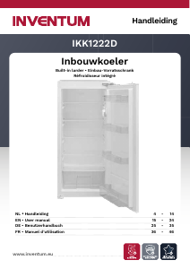 Mode d’emploi Inventum IKK1222D Réfrigérateur