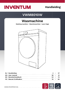 Handleiding Inventum VWM8010W Wasmachine