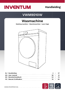 Handleiding Inventum VWM9010W Wasmachine