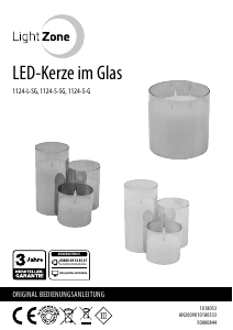 Bedienungsanleitung LightZone 1124-L-SG LED kerze