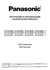 Návod Panasonic TX-55LX650EZ LED televízor