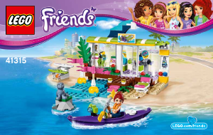 Manuale Lego set 41315 Friends Heartlake surf shop