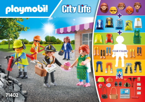 Manual Playmobil set 71402 City Life My figures