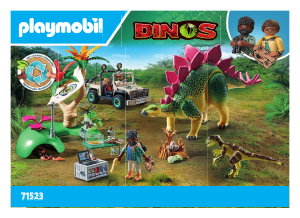 Εγχειρίδιο Playmobil set 71523 Dinos Ερευνητικό κέντρο με δεινόσαυρους