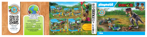 Εγχειρίδιο Playmobil set 71524 Dinos T-Rex και εξερευνητής με μοτοσικλέτα