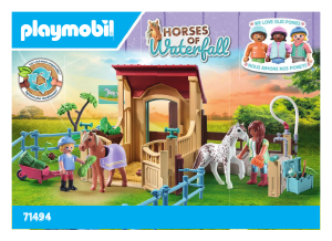 Manuale Playmobil set 71494 Horses of Waterfall Scuderia con recinto