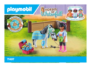 Instrukcja Playmobil set 71497 Horses of Waterfall Weterynaria koni
