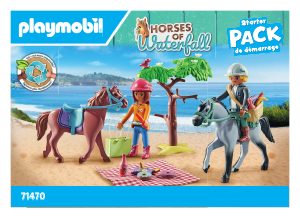 Instrukcja Playmobil set 71470 Horses of Waterfall Wycieczka konna na plażę z Amelią i Benem