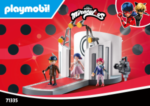Bedienungsanleitung Playmobil set 71335 Miraculous Miraculous: Gabriels Fashion Show