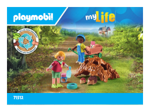 Instrukcja Playmobil set 71512 My Life Opieka nad jeżami