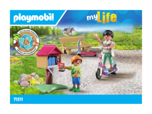 Bedienungsanleitung Playmobil set 71511 My Life Büchertausch für Leseratten