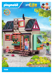 Manual Playmobil set 71509 My Life Casa pequena