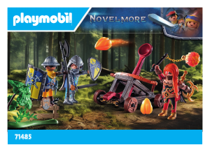 Bedienungsanleitung Playmobil set 71485 Novelmore Hinterhalt am Wegesrand