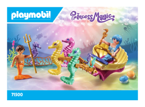 Manual de uso Playmobil set 71500 Princess Magic Sirenas con caballitos de mar