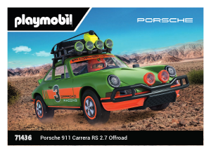 Manual Playmobil set 71436 Promotional Porsche 911 Carrera RS 2.7 offroad