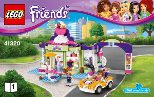 Manuale Lego set 41320 Friends La Yogurteria di Heartlake