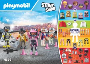 Manual Playmobil set 71399 Stunt Show My figures