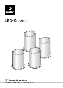 Bedienungsanleitung Tchibo 310 232 LED kerze