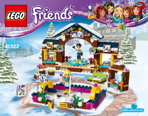 Instrukcja Lego set 41322 Friends Lodowisko w zimowym kurorcie