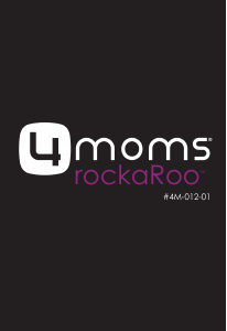 Handleiding 4moms rockaRoo Wipstoeltje