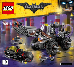 Bruksanvisning Lego set 70915 Batman Movie Two-Face Dubbelrivning