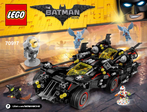 Manual Lego set 70917 Batman Movie O supremo batmóvel