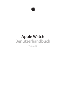 Bedienungsanleitung Apple Watch Smartwatch