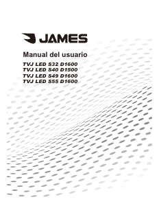 Manual James TVJ LED S55 D1600 LED Television