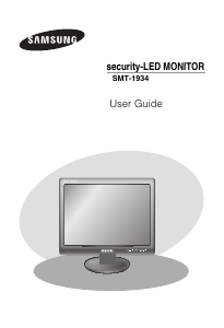 Manual Samsung SMT-1934 LED Monitor