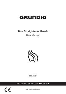 Bruksanvisning Grundig HB 7150 Krølltang